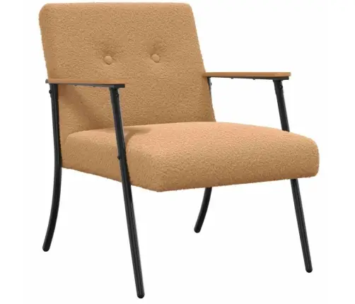 Atpūtas Krēsls Bēša 59 X 75 X 78 Cm Vidaxl