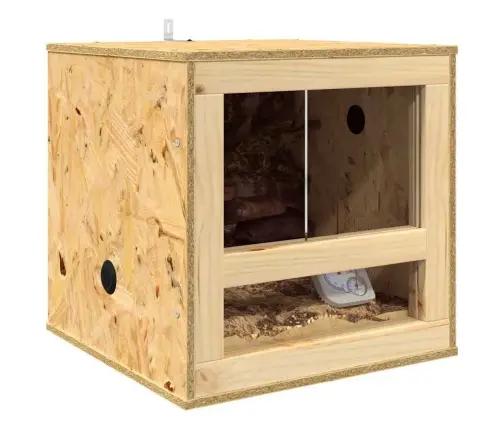 Terārijs Brūna 40 X 40 X 40 Cm Osb Vidaxl