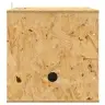 Terārijs Brūna 40 X 40 X 40 Cm Osb Vidaxl