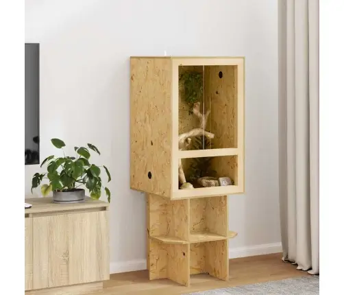 Terārijs Brūna 50 X 50 X 80 Cm Osb Vidaxl