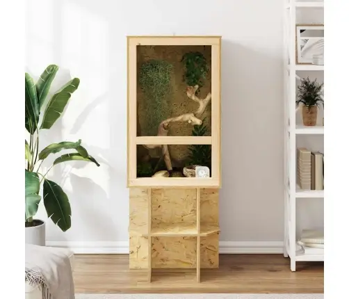 Terārijs Brūna 50 X 50 X 80 Cm Osb Vidaxl