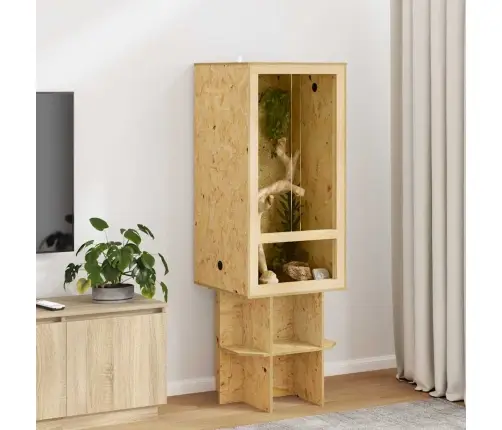 Terārijs Dabiska 50 X 50 X 100 Cm Osb Vidaxl