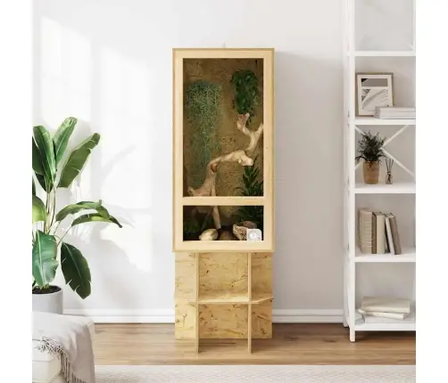 Terārijs Dabiska 50 X 50 X 100 Cm Osb Vidaxl