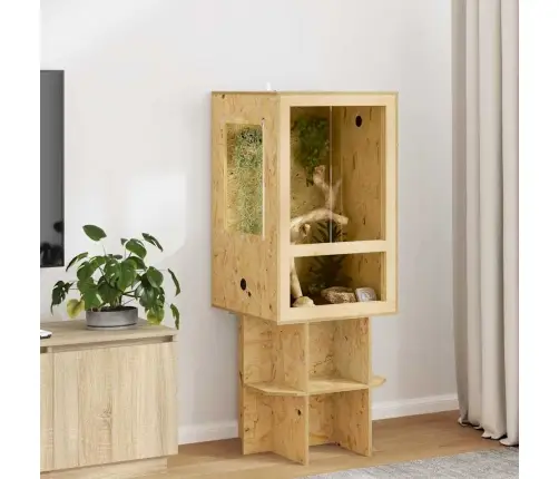 Terārijs Brūna 50 X 50 X 80 Cm Osb Vidaxl