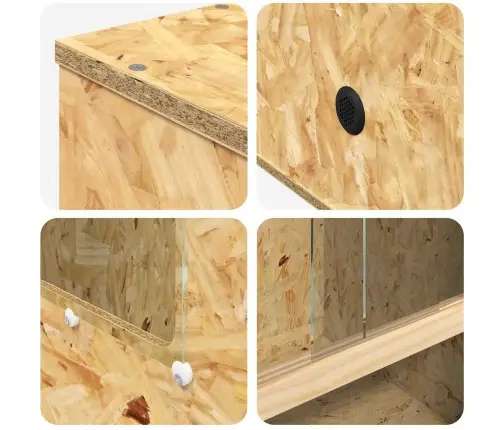 Terārijs Brūna 50 X 50 X 100 Cm Osb Vidaxl