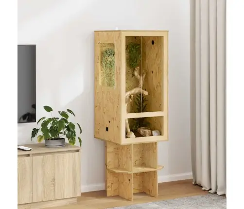 Terārijs Brūna 50 X 50 X 100 Cm Osb Vidaxl