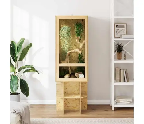 Terārijs Brūna 50 X 50 X 100 Cm Osb Vidaxl