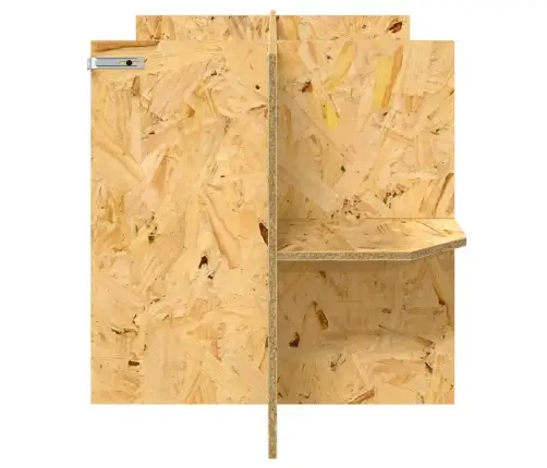 Terariumo Bazė Ruda 100 X 50 X 50 Cm Osb