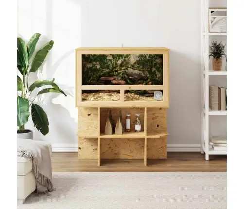 Terrārija Pamats Brūna 80 X 50 X 50 Cm Osb Vidaxl