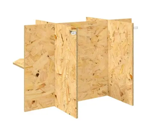 Terrārija Pamats Brūna 80 X 50 X 50 Cm Osb Vidaxl