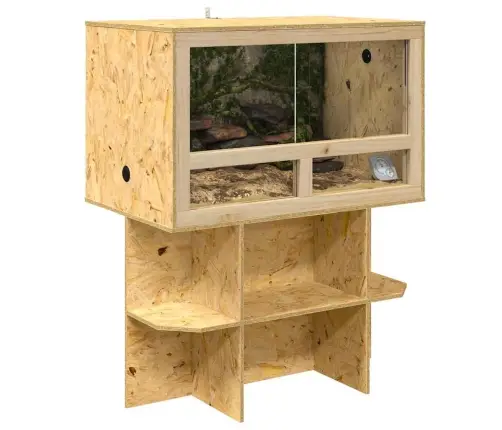 Terrārija Pamats Brūna 80 X 50 X 50 Cm Osb Vidaxl