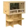 Terrārija Pamats Brūna 80 X 50 X 50 Cm Osb Vidaxl