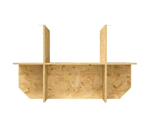Terrārija Pamats Brūna 80 X 50 X 50 Cm Osb Vidaxl