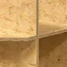 Terrārija Pamats Ar Plauktu Brūna 40 X 40 X 50 Cm Osb Vidaxl