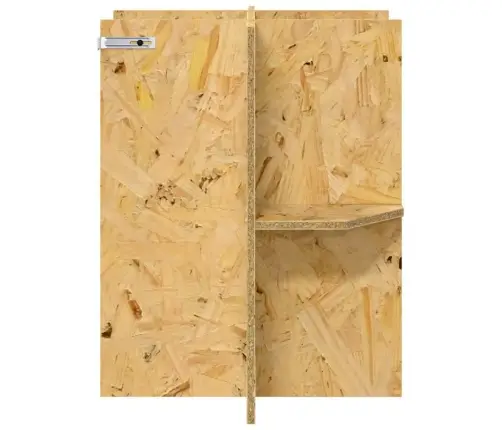 Terrārija Pamats Ar Plauktu Brūna 40 X 40 X 50 Cm Osb Vidaxl