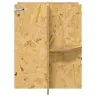 Terrārija Pamats Ar Plauktu Brūna 40 X 40 X 50 Cm Osb Vidaxl
