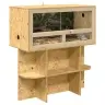 Terrariumi Alus Riiuliga Pruun 80 X 40 X 50 Cm Osb