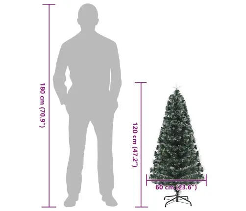 Mākslīgā Ziemassvētku Eglīte Zaļa 120 Cm Pvc Vidaxl