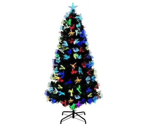 Tehisjõulupuu Dekoratiivse Nöörgadega Roheline 150 Cm Pvc