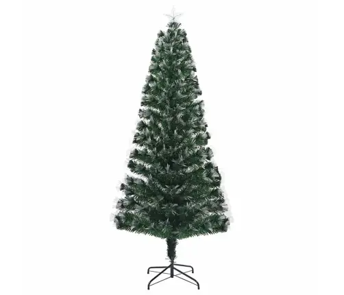 Tehisjõulupuu Dekoratiivse Nöörgadega Roheline 210 Cm Pvc