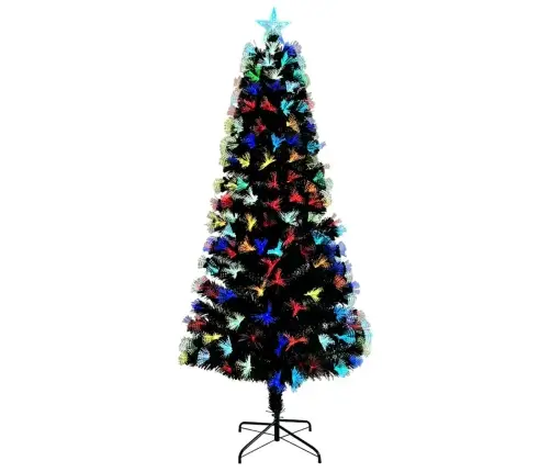 Tehisjõulupuu Dekoratiivse Nöörgadega Roheline 210 Cm Pvc