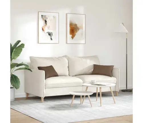 Sofa Pagalvės 2 Pcs Ruda 50 X 30 Cm Audinys