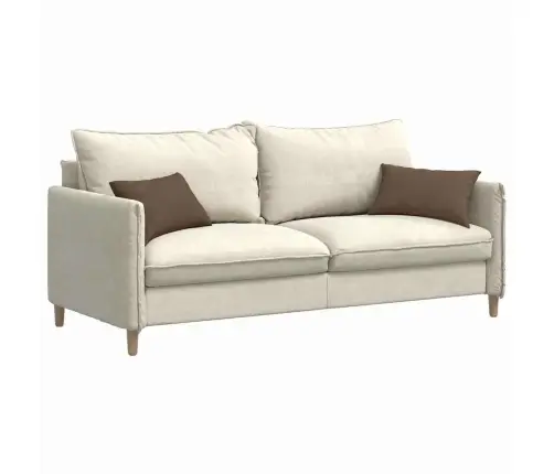Sofa Pagalvės 2 Pcs Ruda 50 X 30 Cm Audinys