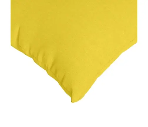 Sofa Pagalvės 2 Pcs Šviesi Geltona 50 X 30 Cm Audinys