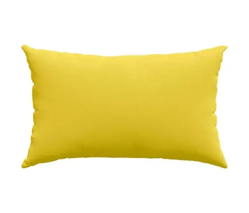 Sofa Pagalvės 2 Pcs Šviesi Geltona 50 X 30 Cm Audinys