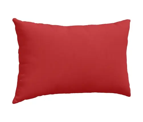 Sofa Pagalvės 2 Pcs Raudona 50 X 30 Cm Audinys