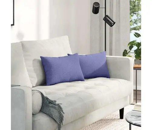 Dīvāna Spilveni 2 Pcs Džinsu Zils 30 X 50 Cm Vidaxl