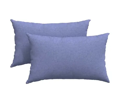 Dīvāna Spilveni 2 Pcs Džinsu Zils 30 X 50 Cm Vidaxl