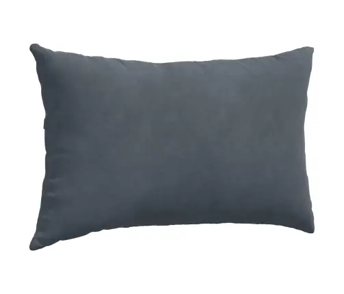 Sofa Pagalvės 2 Pcs Tamsiai Pilka 50 X 30 Cm Kordūrinis Audinys