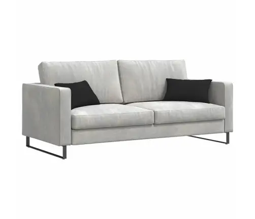 Diivanipadjad 2 Pcs Must 50 X 30 Cm Kangas