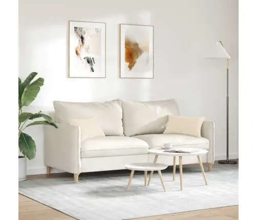 Dīvāna Spilveni Bēša Vidaxl