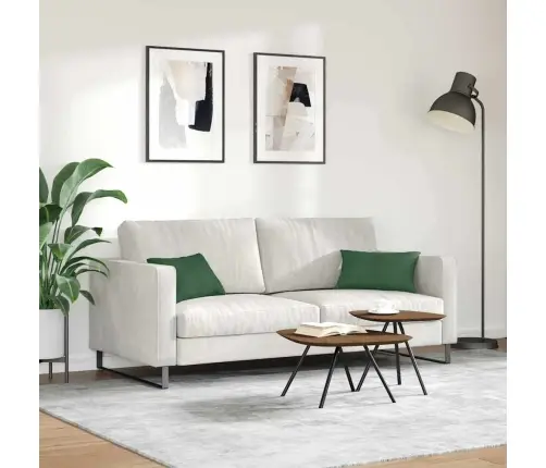 Dīvāna Spilveni 2 Pcs Tumši Zaļš 50 X 30 Cm Korduroja Audums Vidaxl