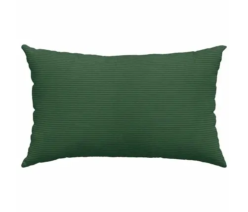 Dīvāna Spilveni 2 Pcs Tumši Zaļš 50 X 30 Cm Korduroja Audums Vidaxl