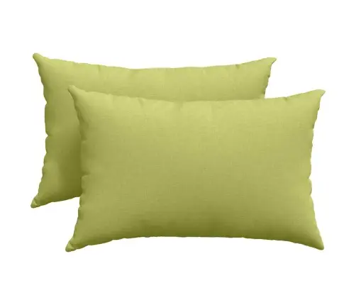 Sofa Pagalvės 2 Pcs Šviesiai Žalia 60 X 40 Cm Audinys