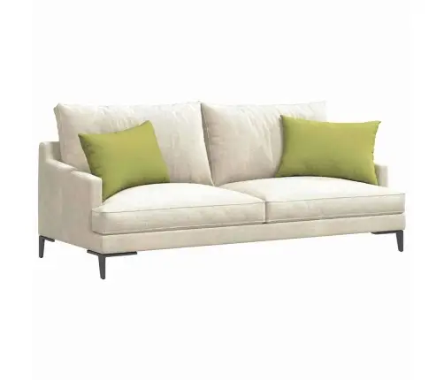 Sofa Pagalvės 2 Pcs Šviesiai Žalia 60 X 40 Cm Audinys