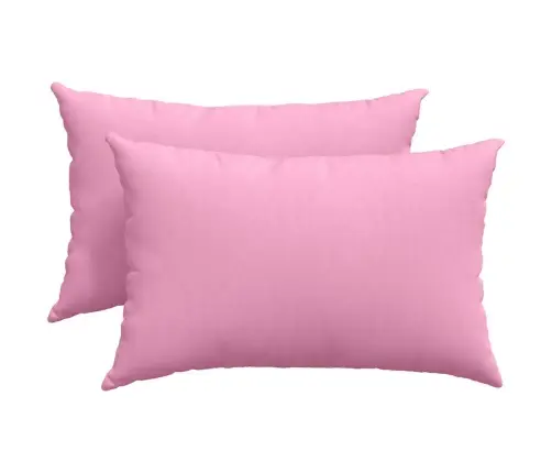 Dīvāna Spilveni Rozā Audums Vidaxl