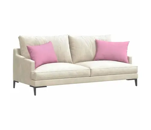 Dīvāna Spilveni Rozā Audums Vidaxl