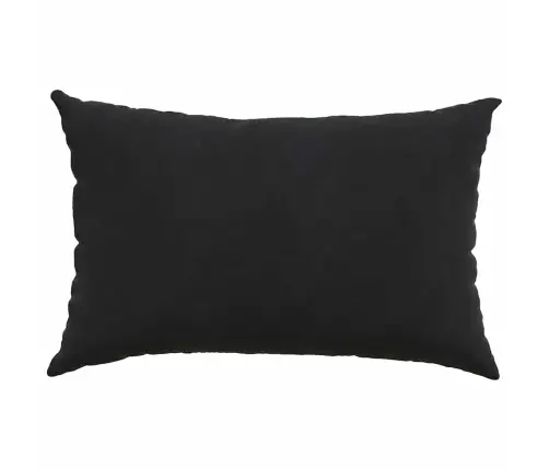 Diivanipadjad 2 Pcs Must 60 X 40 Cm Korter Kangas