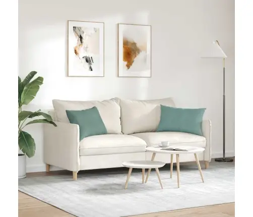 Sofa Pagalvės 2 Pcs Jūrinė Žalia 60 X 40 Cm Kordūrinis Audinys