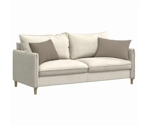 Sofa Pagalvės 2 Pcs Taupe 60 X 40 Cm Audinys