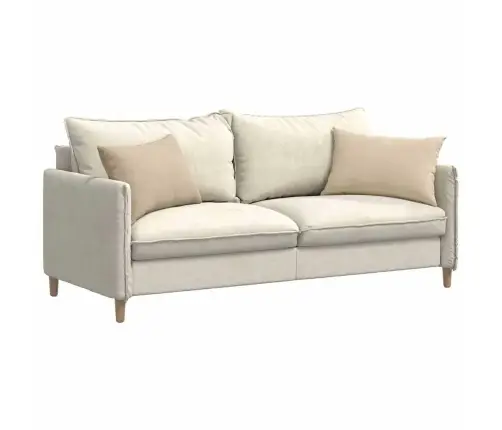 Diivanipadjad 2 Pcs Cream 60 X 40 Cm Kangas