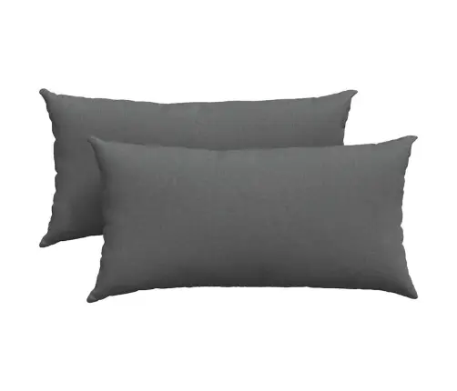 Dīvāna Spilveni Tumši Pelēka Audums Vidaxl