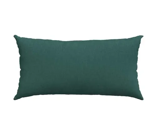 Diivanipadjad 2 Pcs Tume Rohelise 80 X 40 Cm Kangas