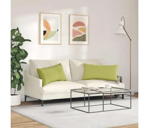 Dīvāna Spilveni Gaiši Zaļa Audums Vidaxl