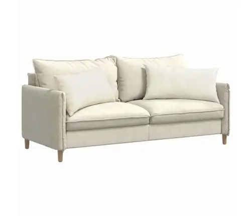 Diivanipadjad 2 Pcs Cream 80 X 40 Cm Korter Kangas