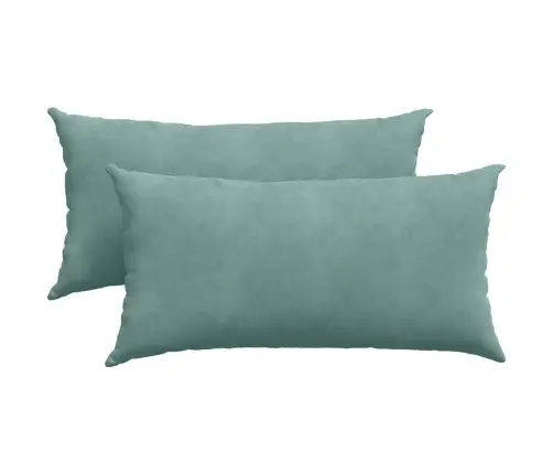 Diivanipadjad 2 Pcs Mere Roheline 80 X 40 Cm Korter Kangas